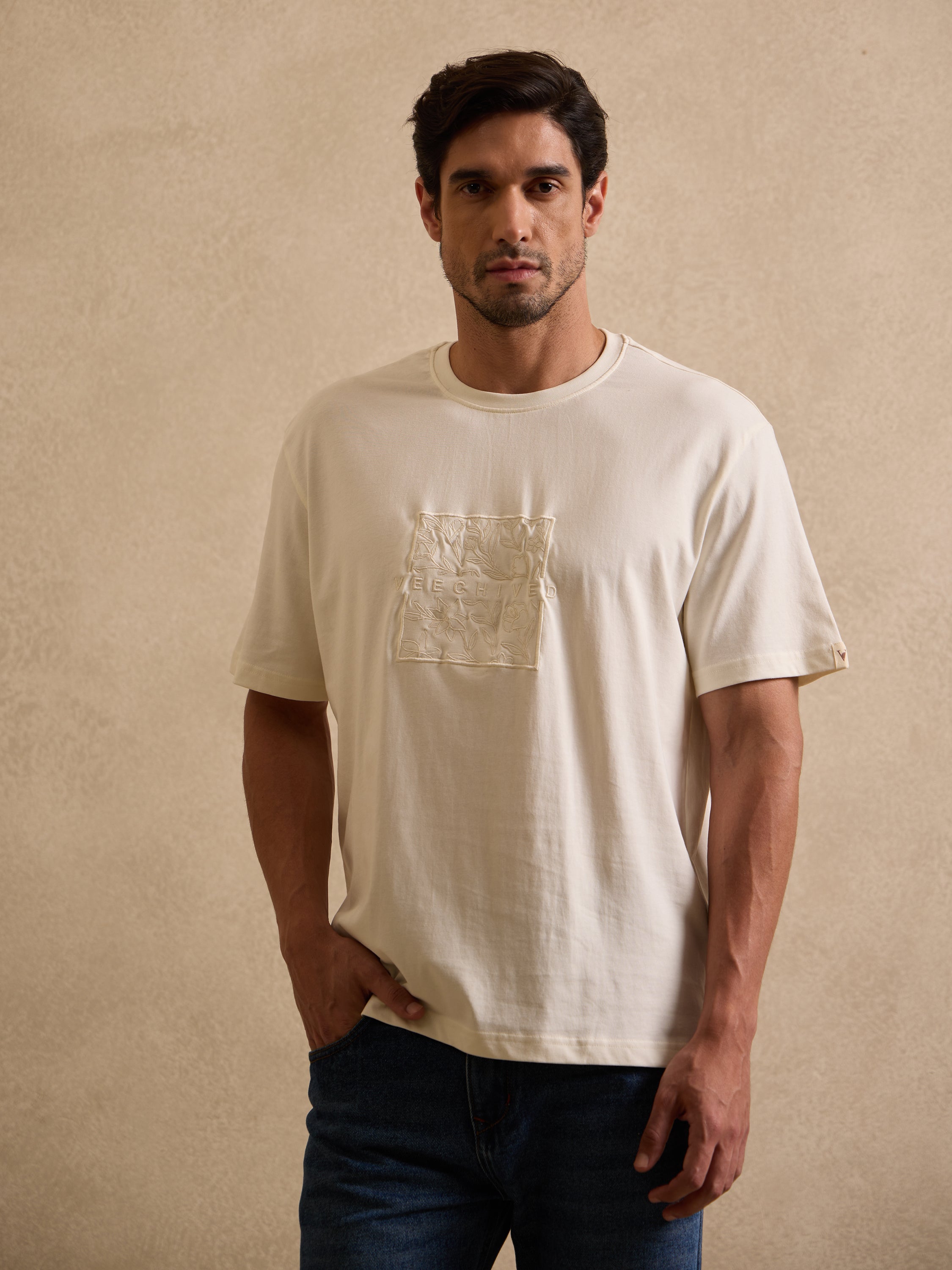 VeechiVed Emblem: The Essence of Quiet Prestige Tee