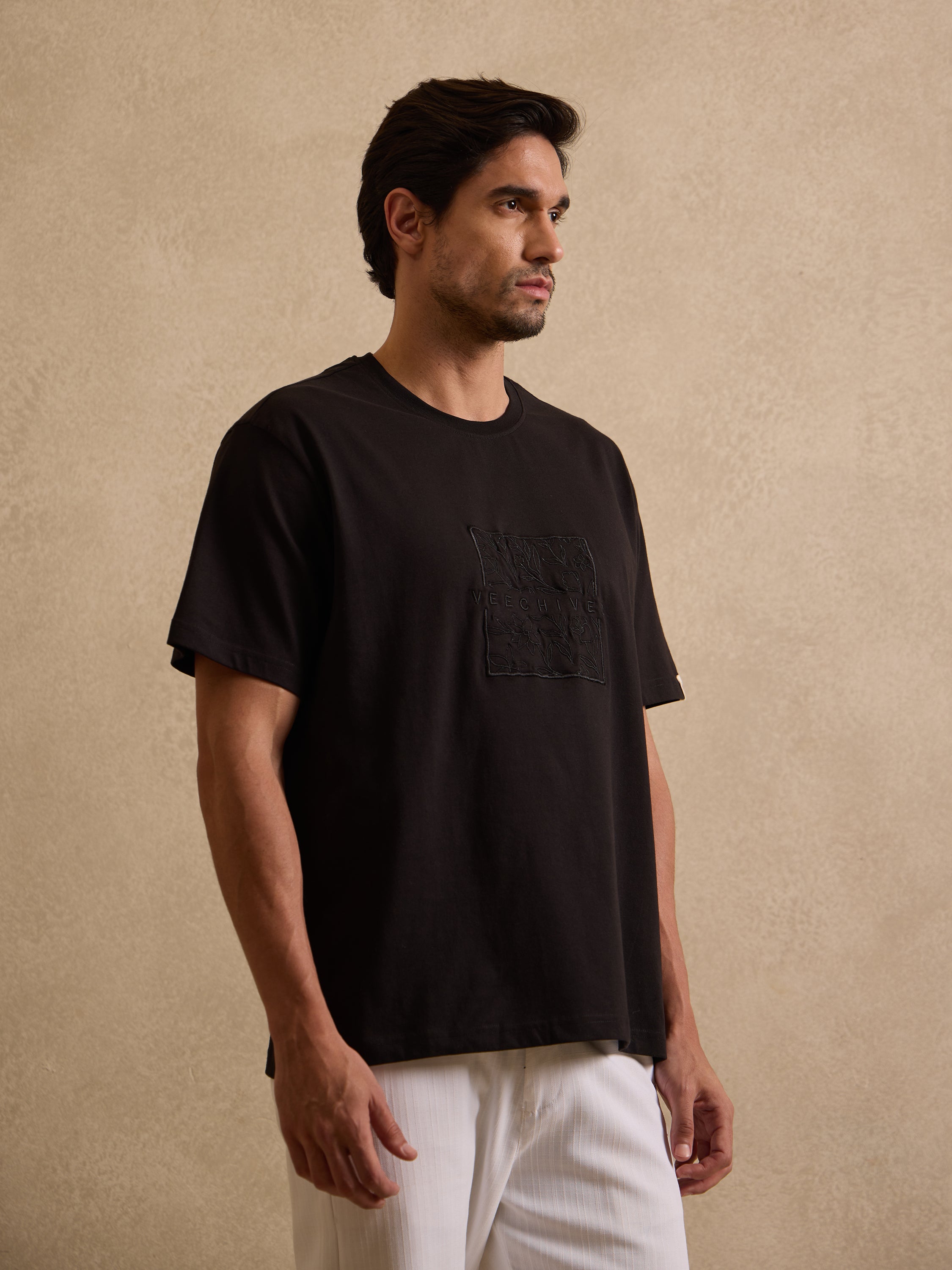 VeechiVed Emblem: The Essence of Quiet Prestige Tee