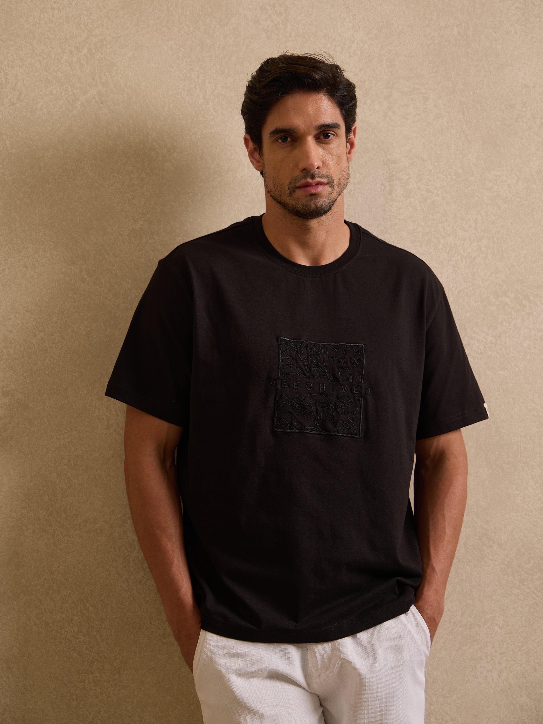 VeechiVed Emblem: The Essence of Quiet Prestige Tee