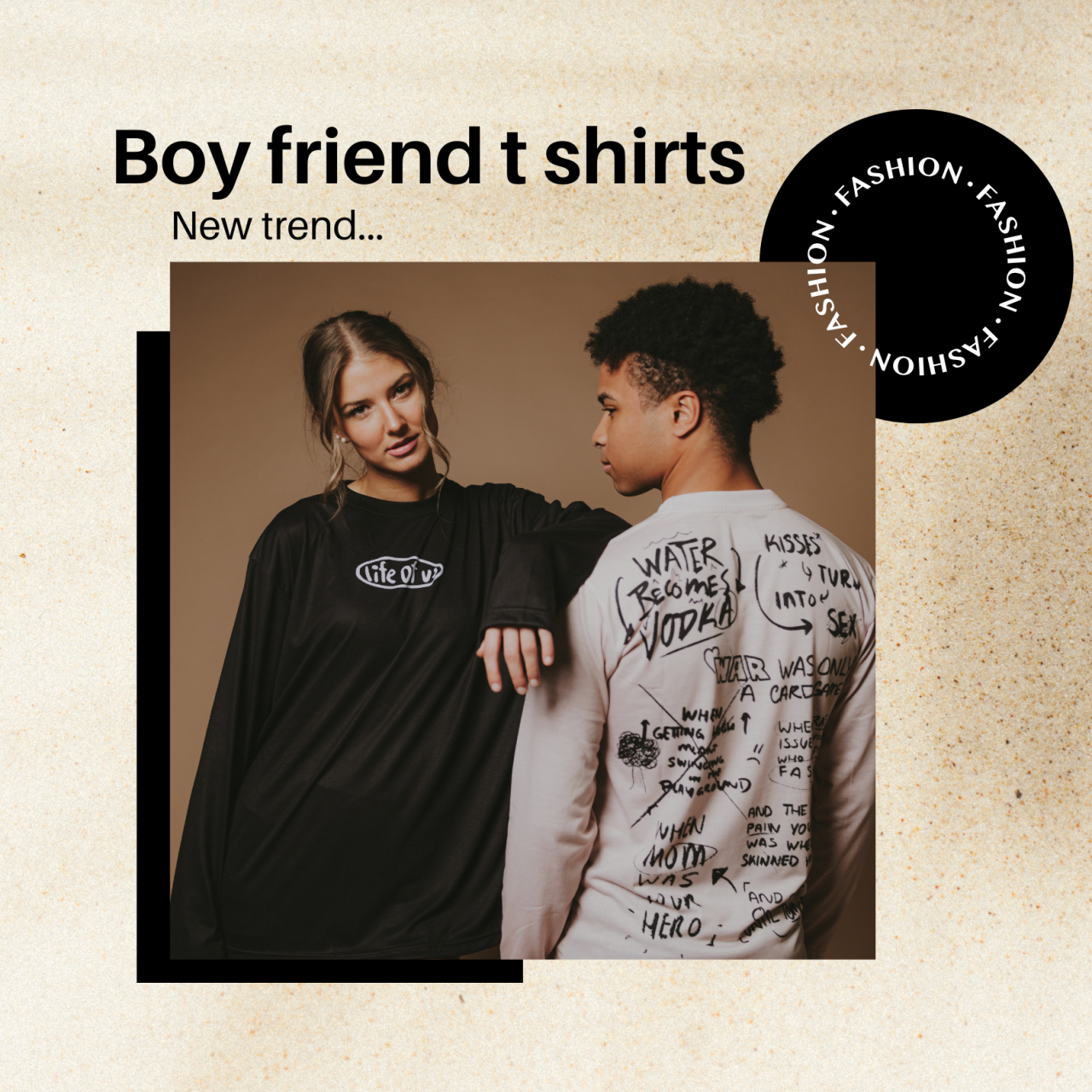 Boyfriend T-Shirts: Wearable Wisdom from VeechiVed